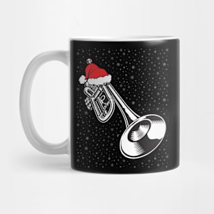 Christmas TrumpeTShirt Santa Trumpet Mug